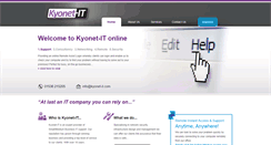 Desktop Screenshot of kyonet-it.com
